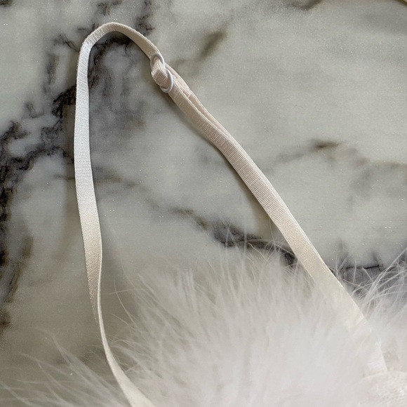 In Bloom Fluffy Pink Lingerie with Thong - Picture 7 of 7